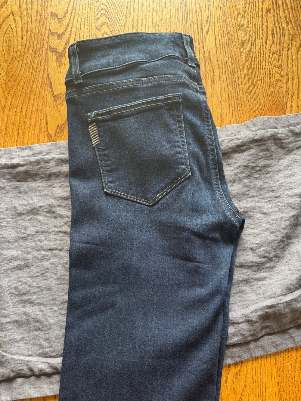 PAIGE Women’s Navy bootcut Jeans